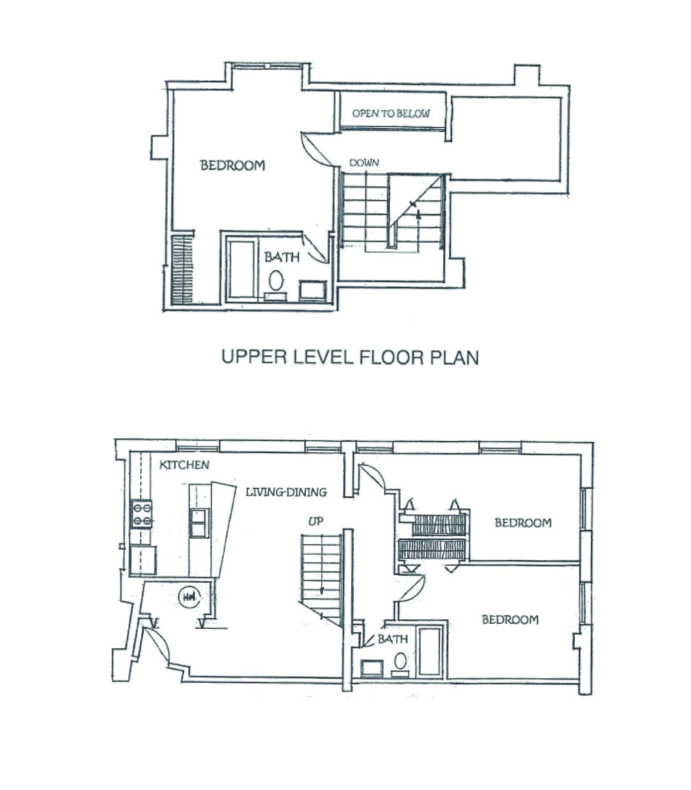 The Crossings upper level floor plan